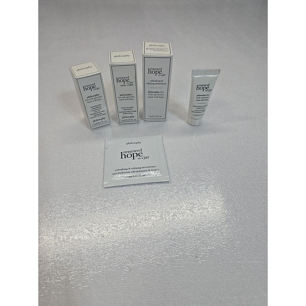 Philosophy Renewed Hope In A Jar Travel Size Lot Renewing Dew Hyaluronic Glow